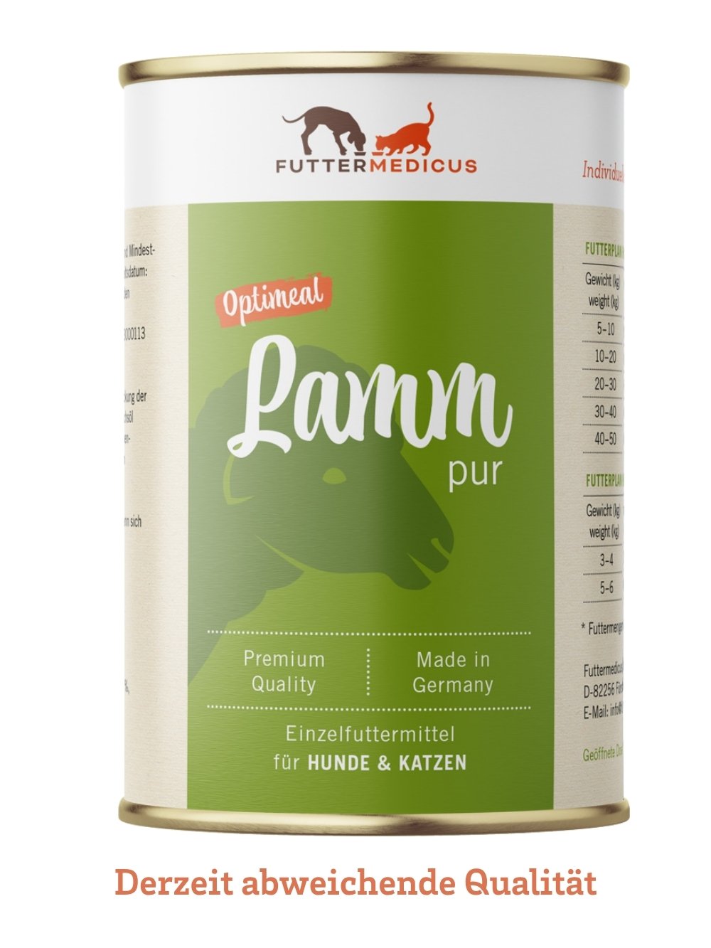 Lamm pur 400 g - anders als gewohnt