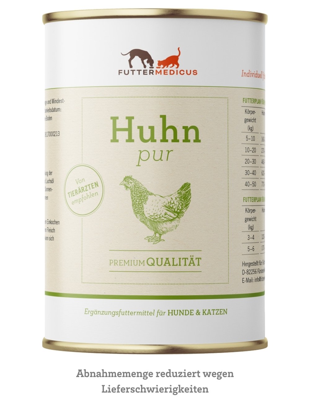 Huhn pur 400g